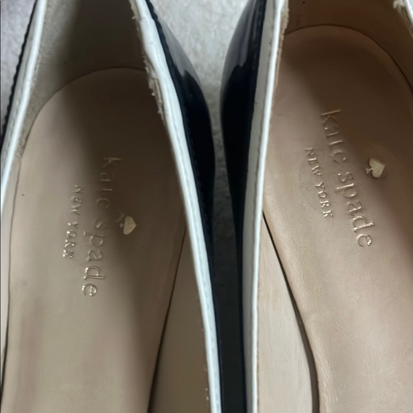 Kate Spade Black Flats with Bow Detail - Picture 4 of 5